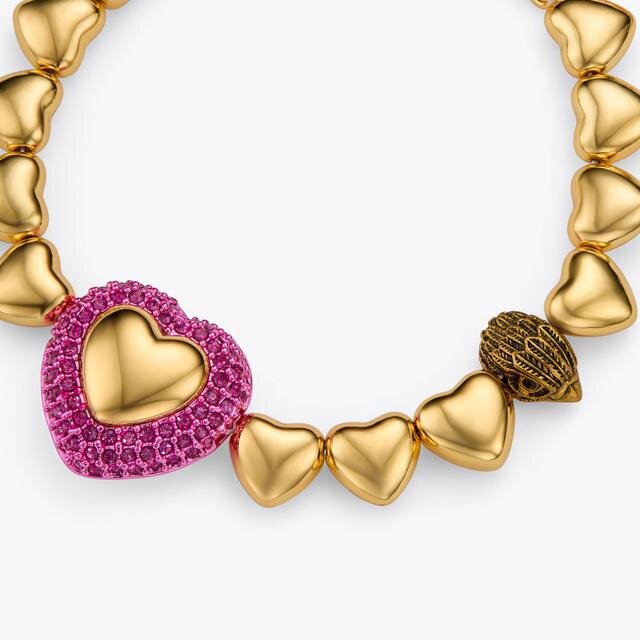 Beaded Heart Bracelet Beaded Heart Bracelet