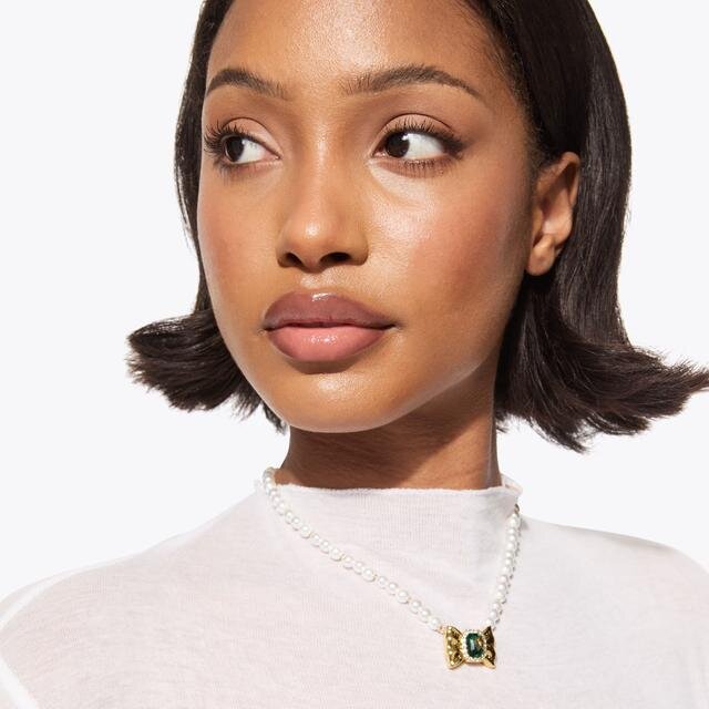 Bow Pearl Necklace Bow Pearl Necklace