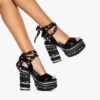 Chelsea Scarf Platform Heel Chelsea Scarf Platform Heel