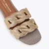 Crystal Chain Flat Sandal