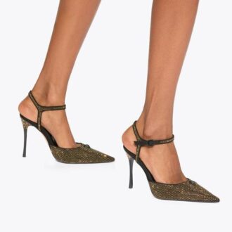 Eagle Point Ankle Strap Heel