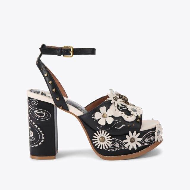 Flower Western Platform Heel Flower Western Platform Heel