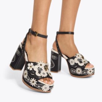 Flower Western Platform Heel Flower Western Platform Heel