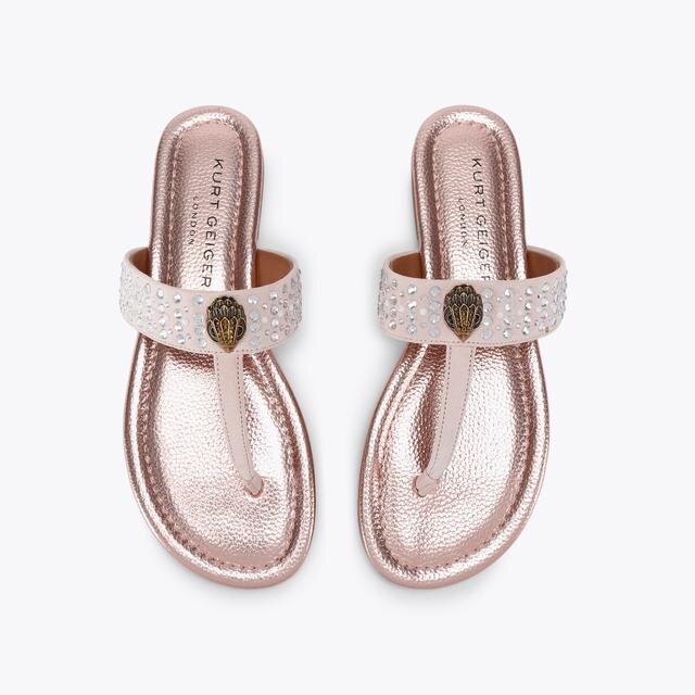 Kensington Crystal T-Bar Sandal Kensington Crystal T-Bar Sandal