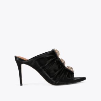 Kensington Soft Bow Mule Heel