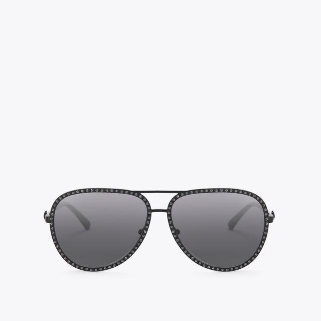 Large Shoreditch Crystal Aviator Sunglasses Large Shoreditch Crystal Aviator Sunglasses