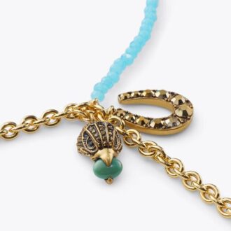 Long Pendant Charm Necklace