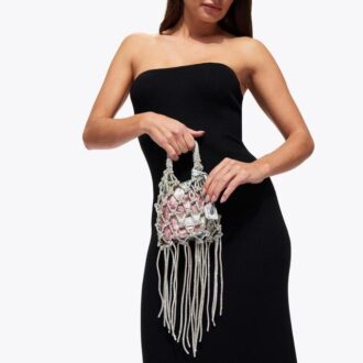 Mini Macrame Crystal Bag Mini Macrame Crystal Bag