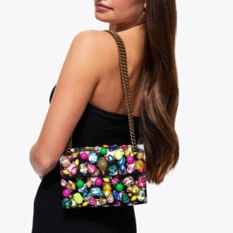 Mini Velvet Kensington Bag