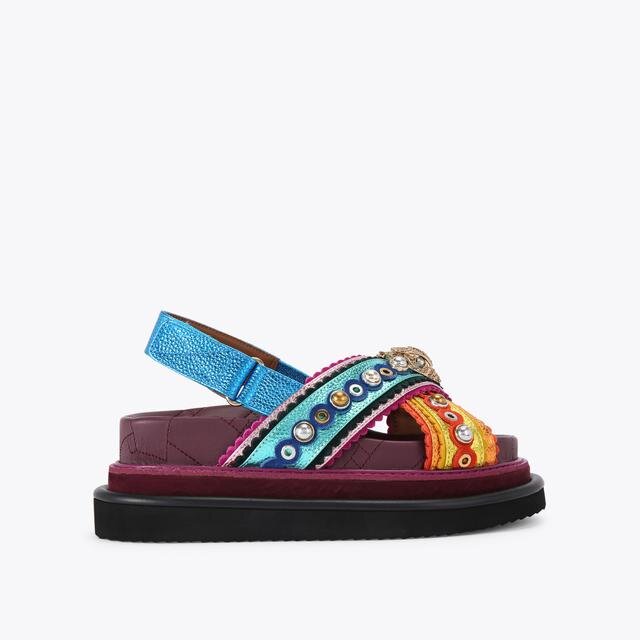 Orson Cross Scallop Sandal Orson Cross Scallop Sandal