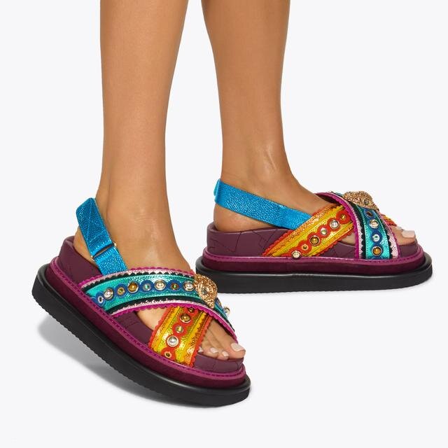 Orson Cross Scallop Sandal Orson Cross Scallop Sandal