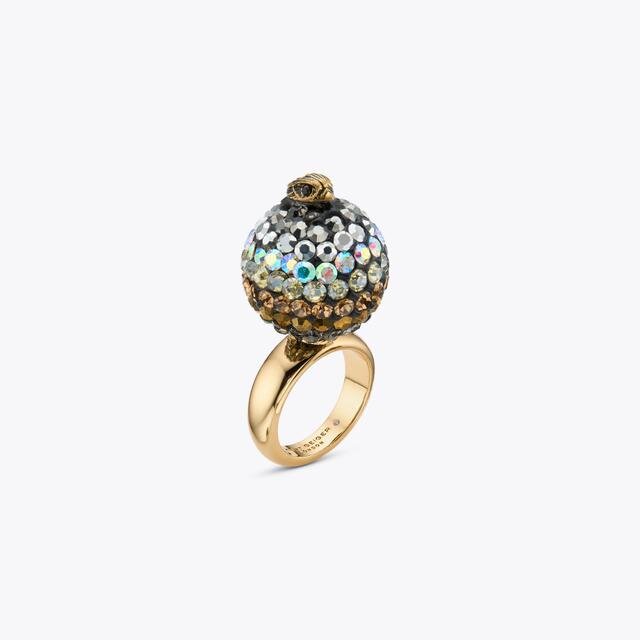 Pave Bubble Ring Pave Bubble Ring