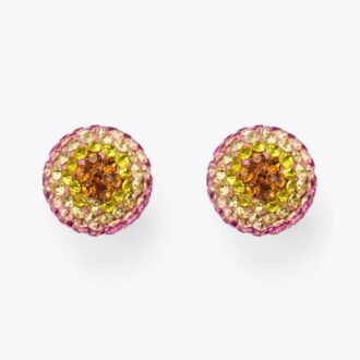 Pave Bubble Stud Earrings