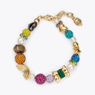 Pave Charm Bracelet