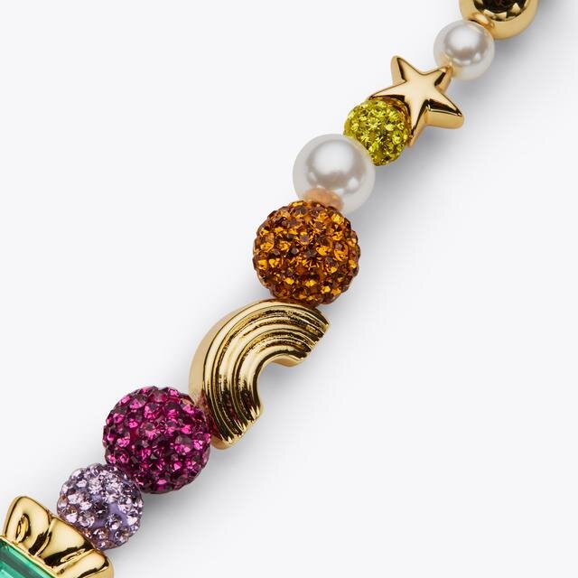 Pave Charm Necklace Pave Charm Necklace