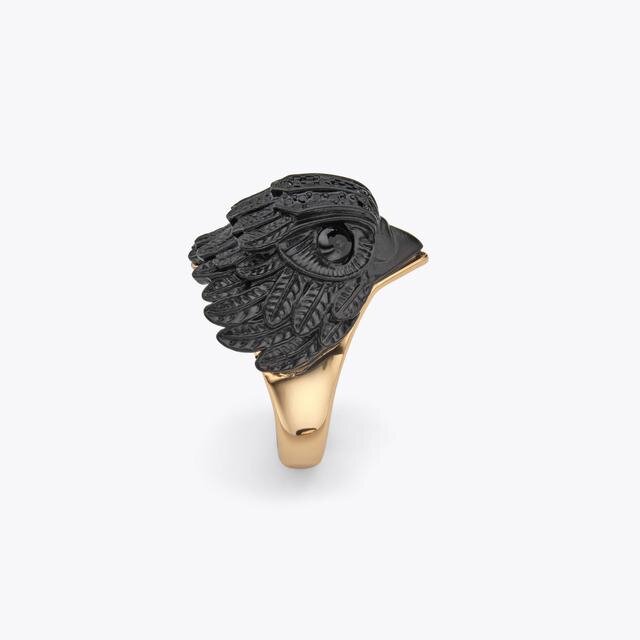 Small Pave Eagle Ring Small Pave Eagle Ring